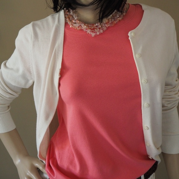 Banana Republic Sweaters - Banana Republic cream button down cardigan